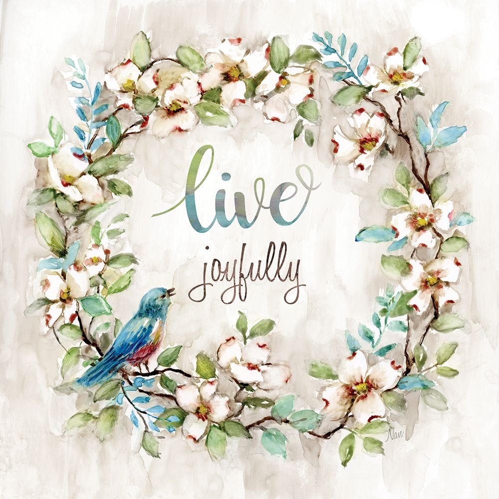 Live Joyfully art print by Nan for $57.95 CAD