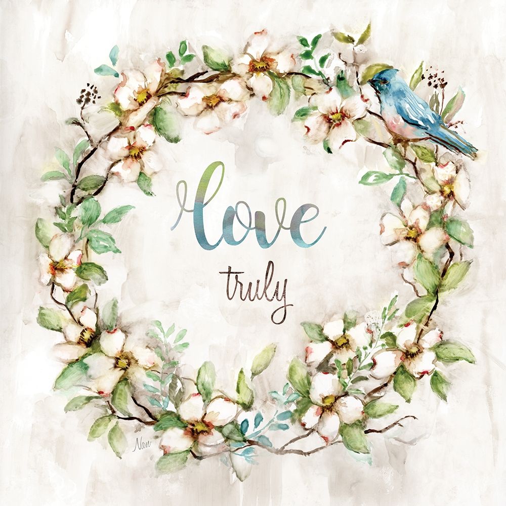 Love Truly art print by Nan for $57.95 CAD