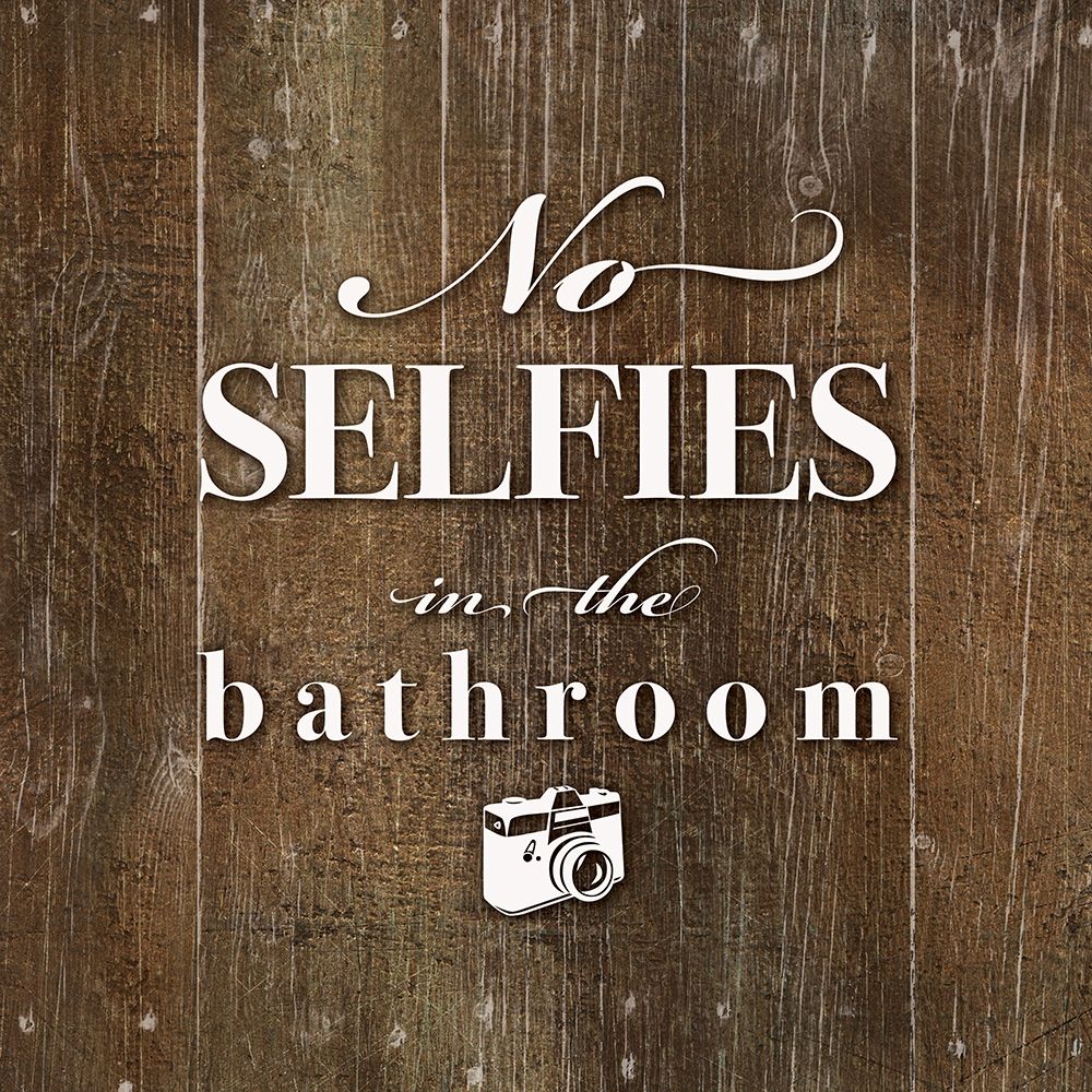 No Selfies art print by Amanda Murray for $57.95 CAD