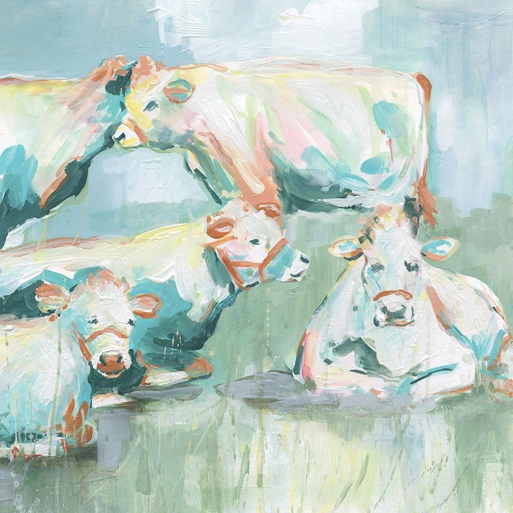 Bovine Busy Bodies art print by Carol Robinson for $57.95 CAD