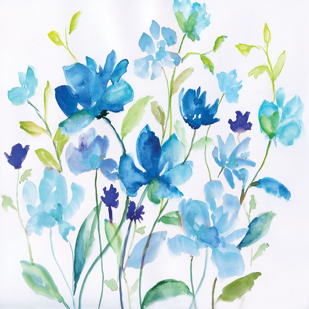Flower Garden I art print by Nan for $57.95 CAD