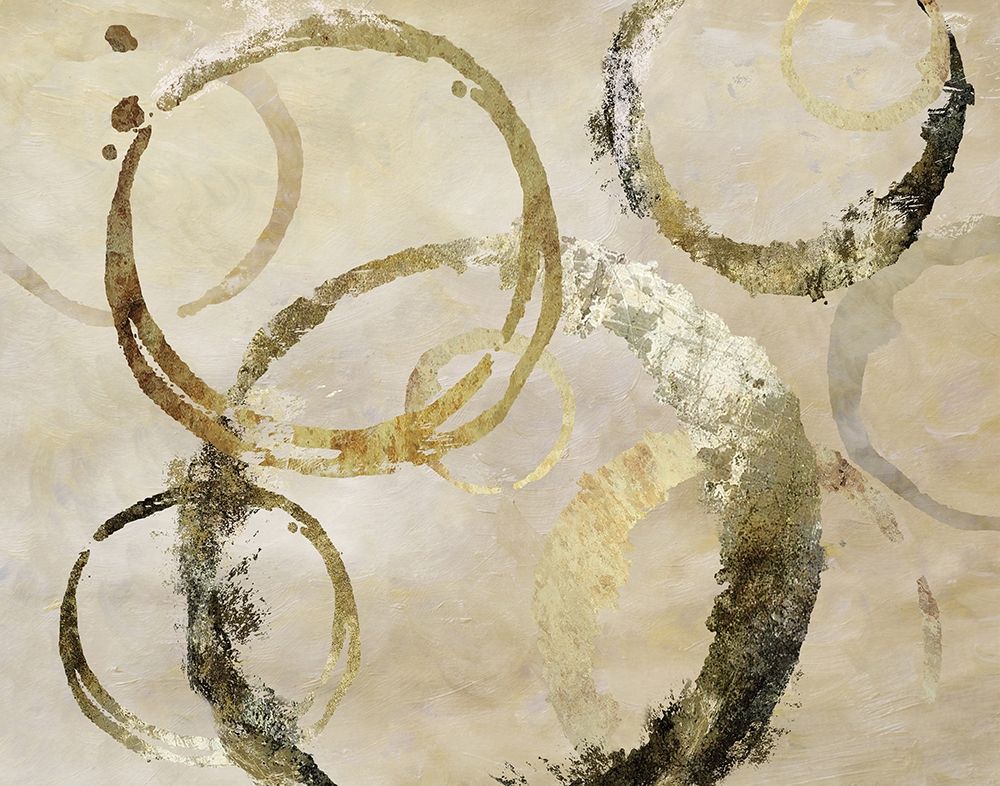 Golden Rings art print by Nan for $57.95 CAD