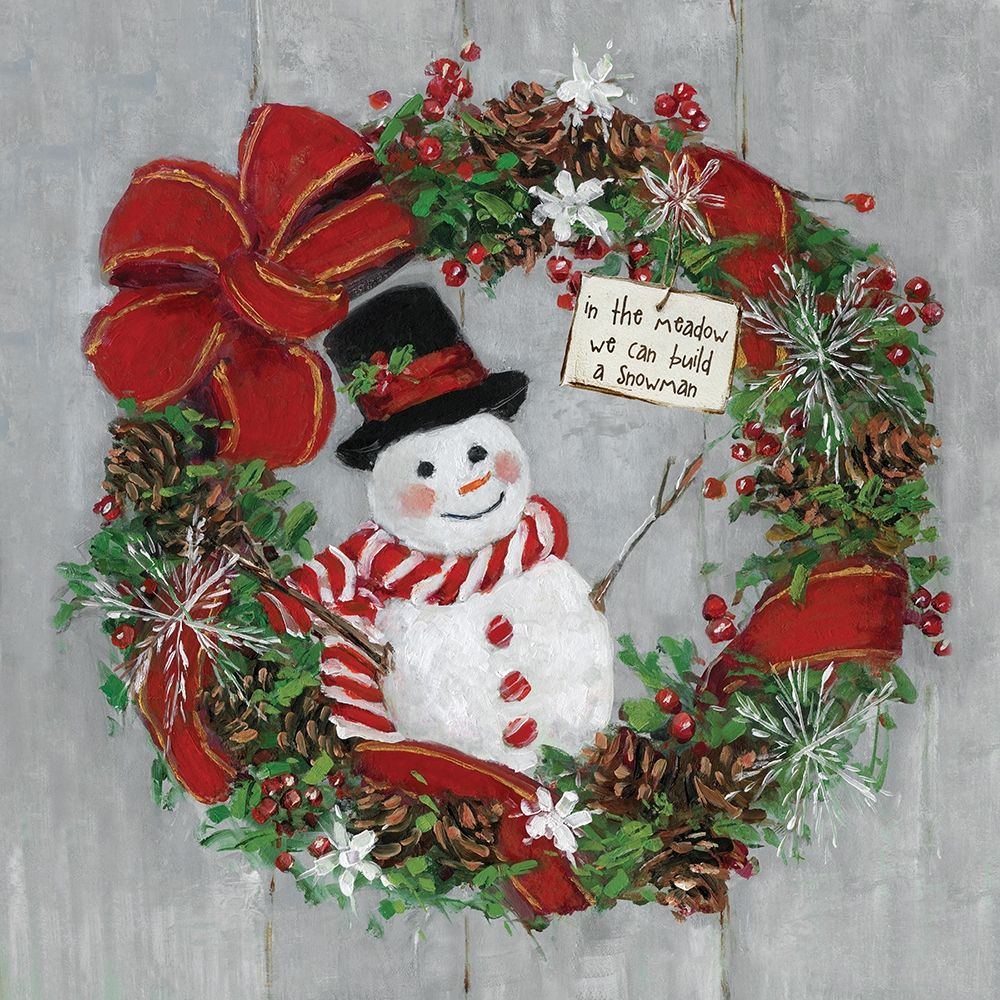 Mr. Snowman art print by Sally Swatland for $57.95 CAD