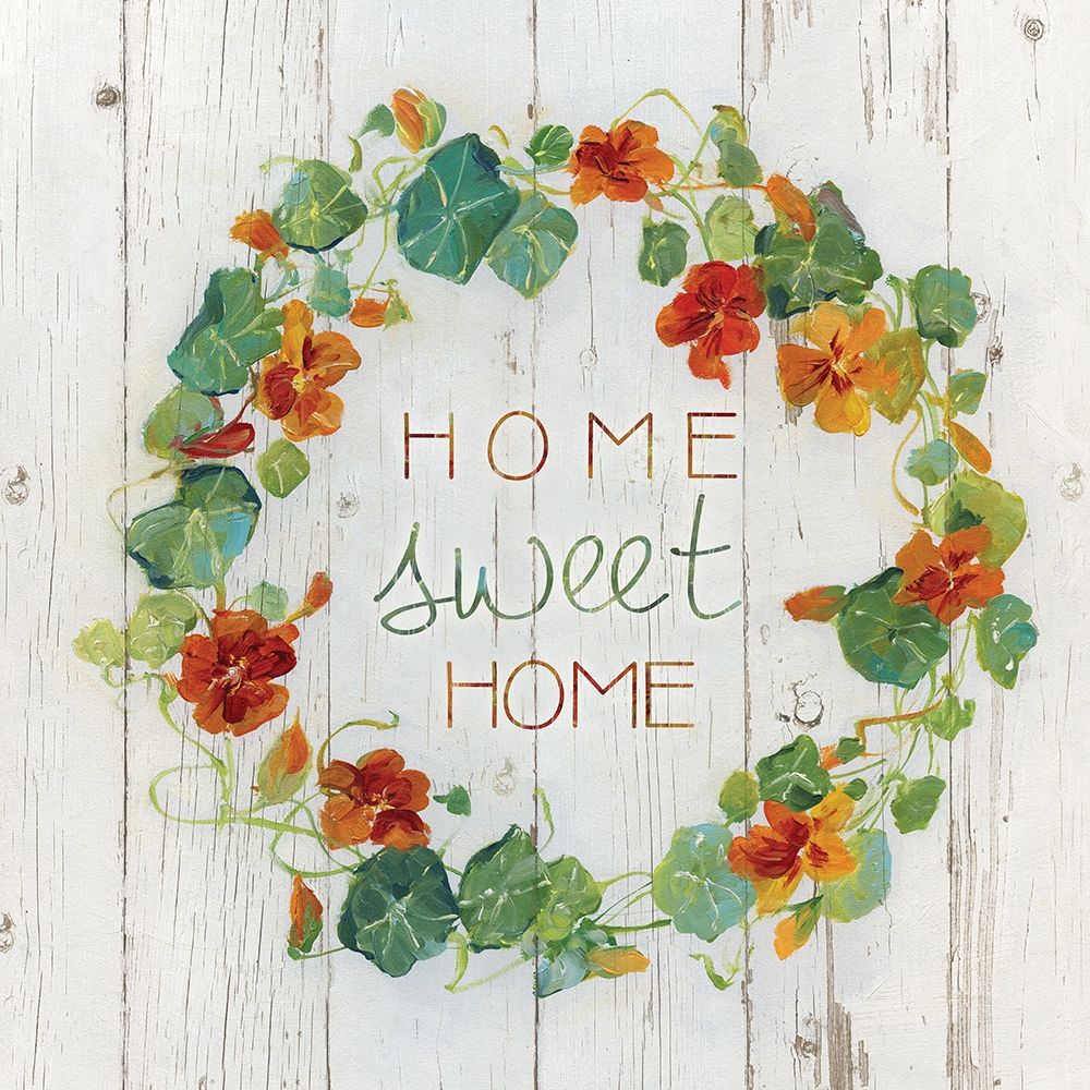 Nasturtium art print by Sally Swatland for $57.95 CAD