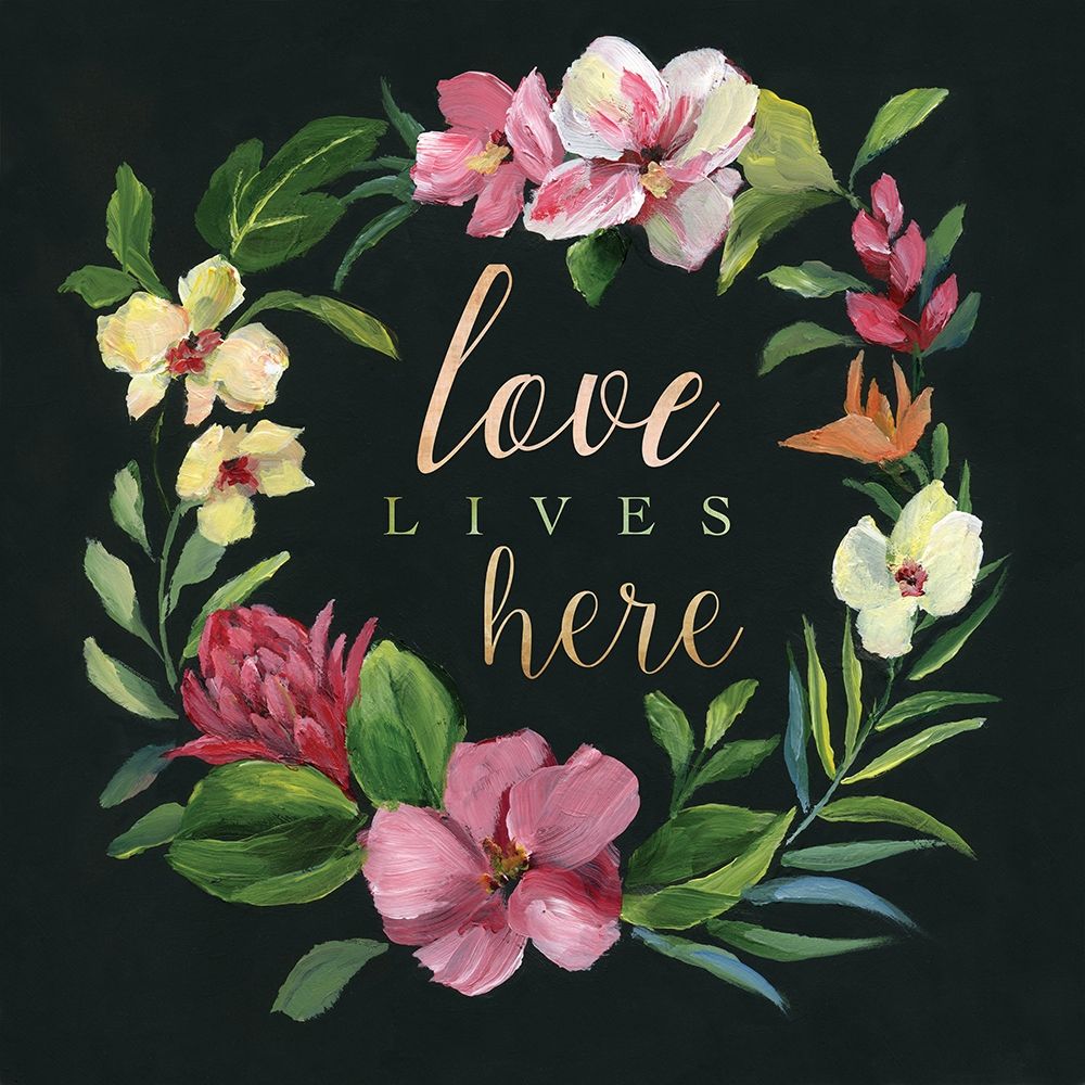 Tropic Wreath II art print by Nan for $57.95 CAD