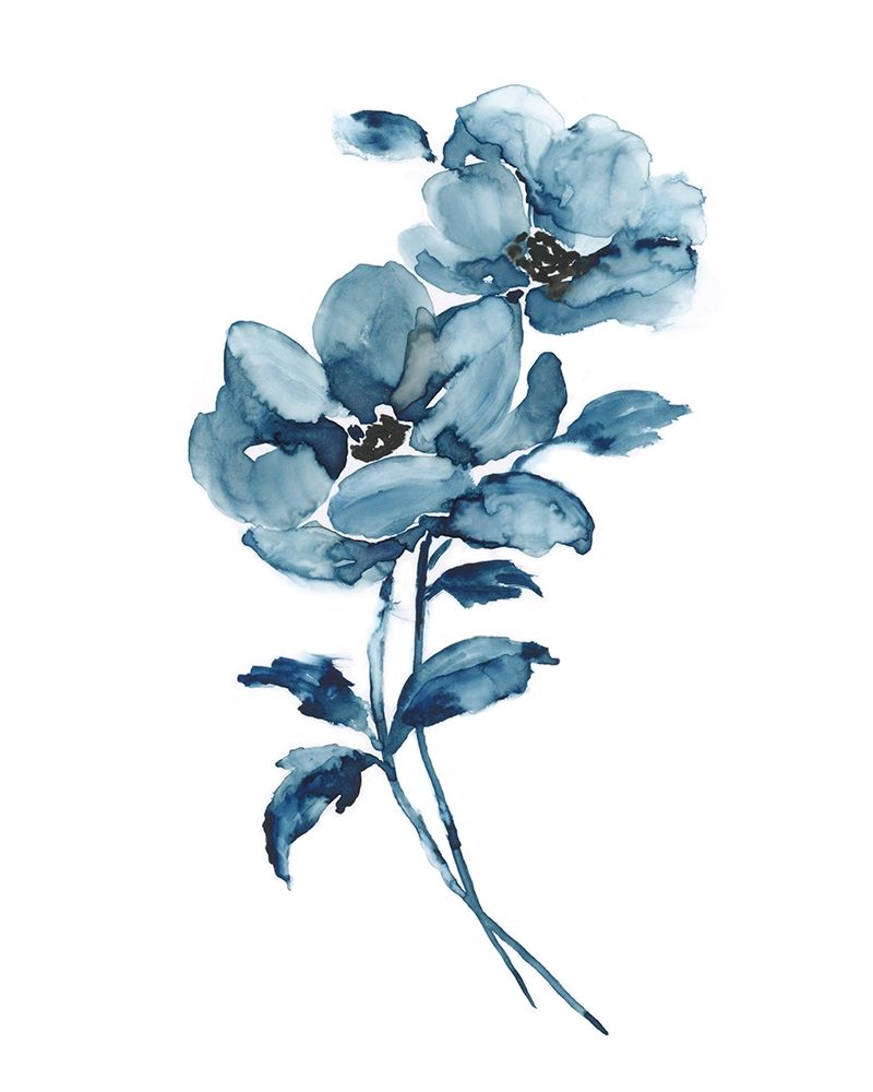 Blue Botanique I art print by Nan for $57.95 CAD