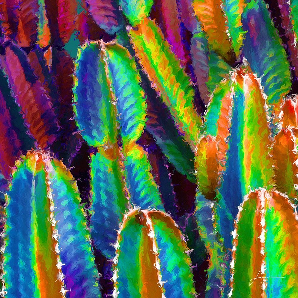 Neon Desert I art print by James Burghardt for $57.95 CAD