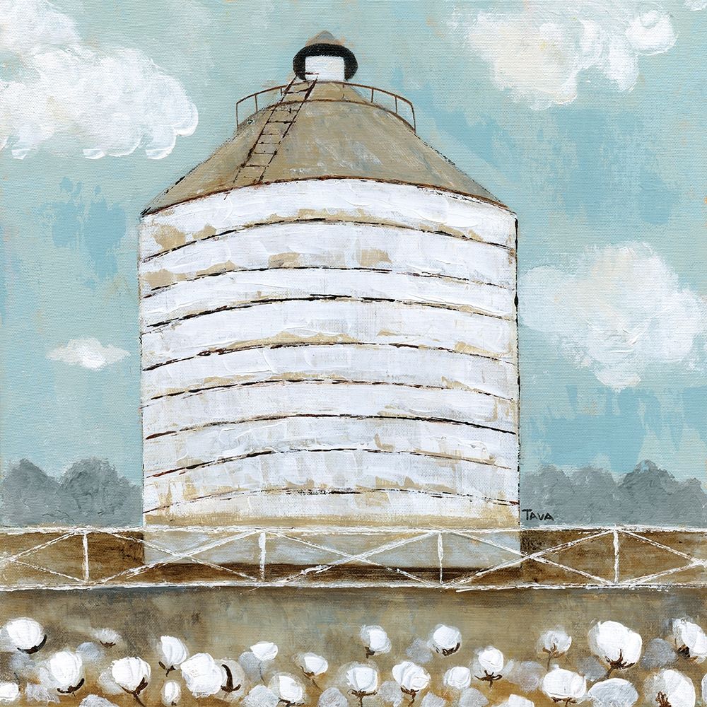 Mill Creek Farm Silo art print by Tava Studios for $57.95 CAD