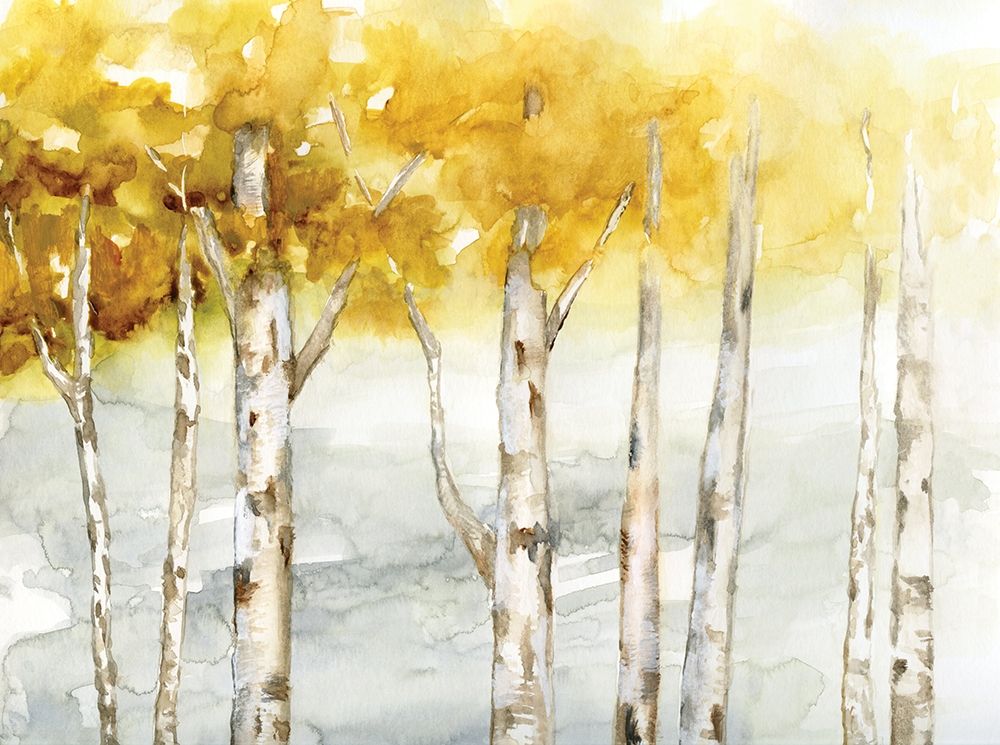 Golden Trees art print by Nan for $57.95 CAD