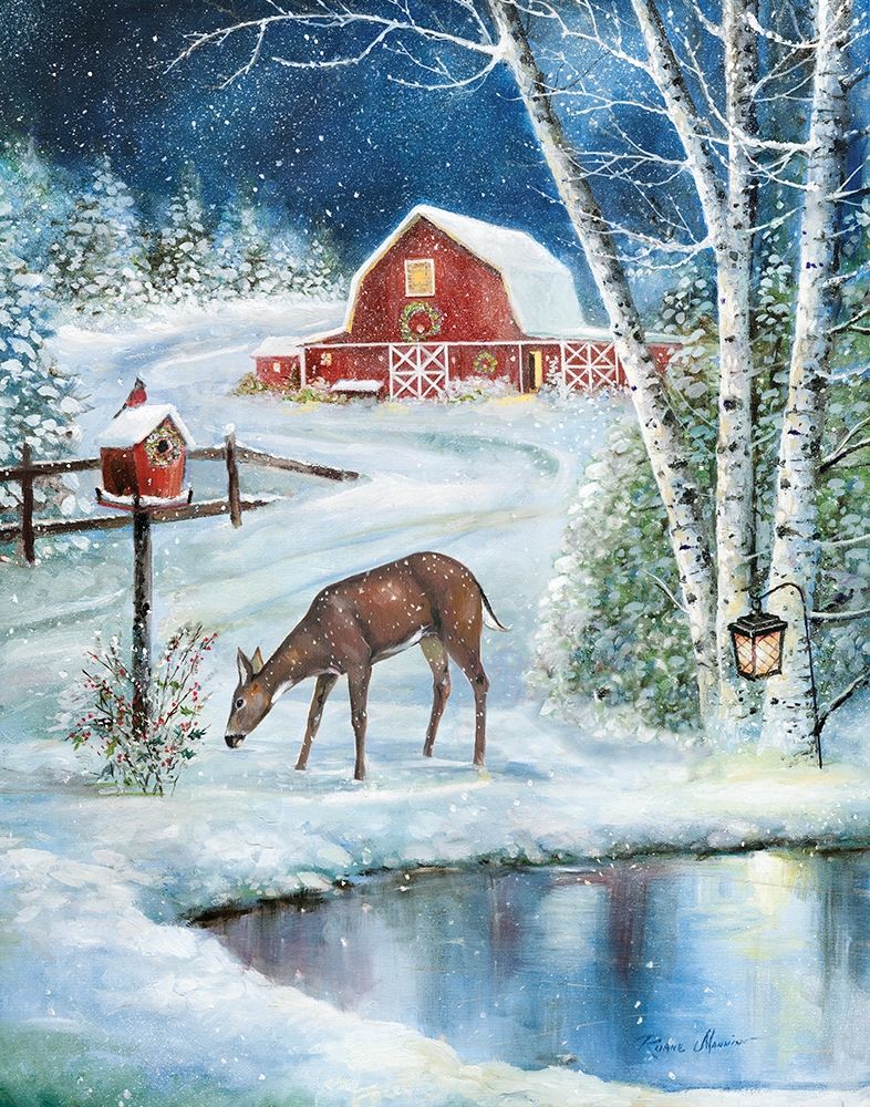 Holiday Skating art print by Ruane Manning for $57.95 CAD