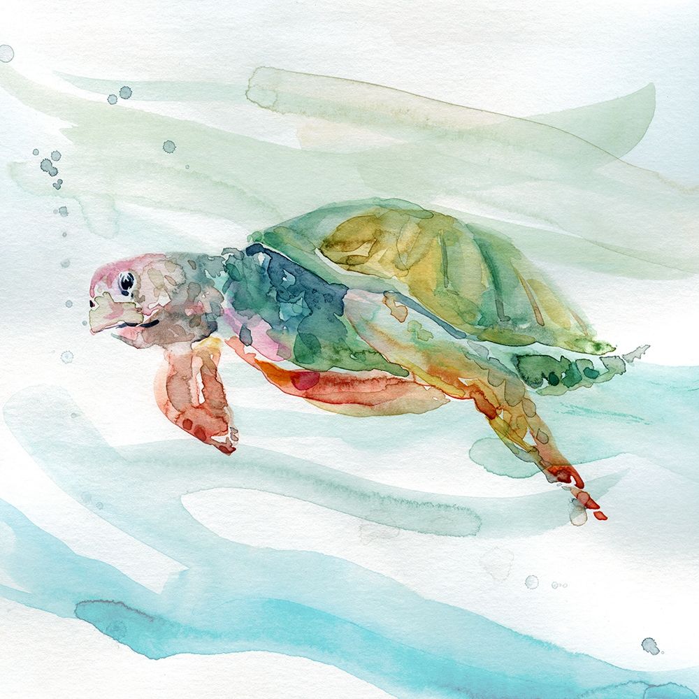 Turtle Tropics art print by Carol Robinson for $57.95 CAD
