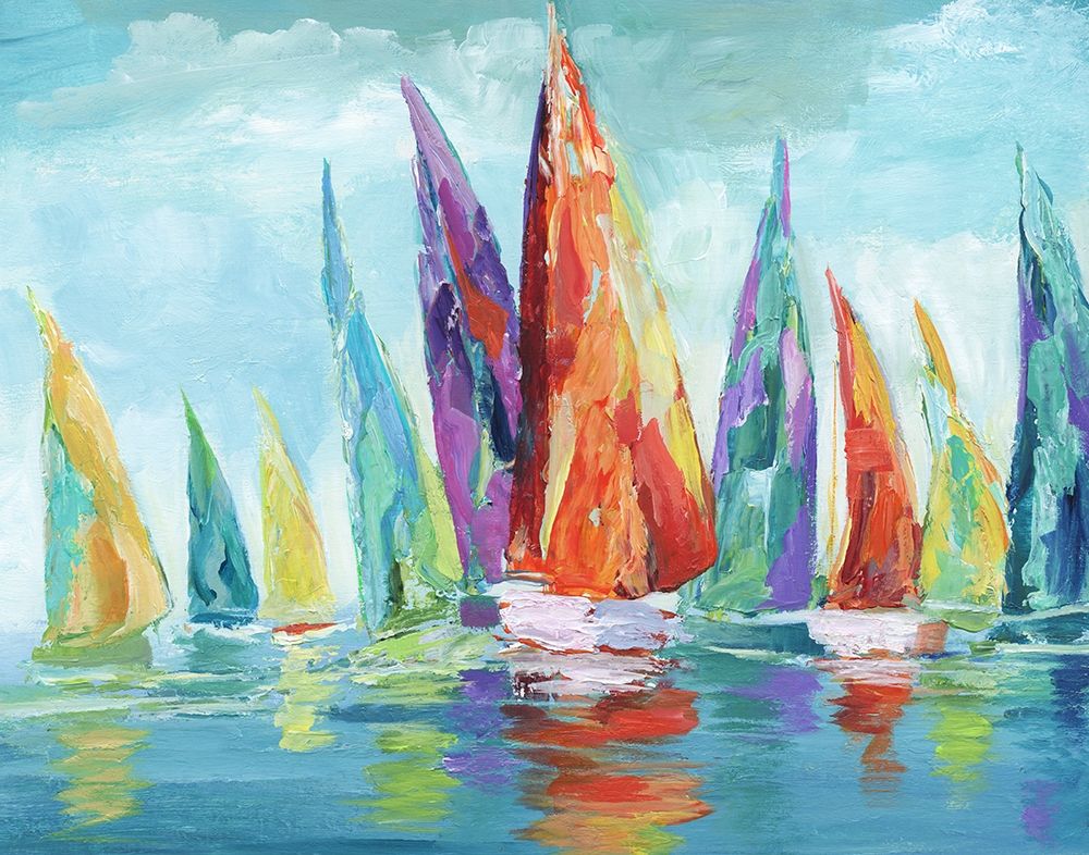 Fine Day Sailing I art print by Nan for $57.95 CAD