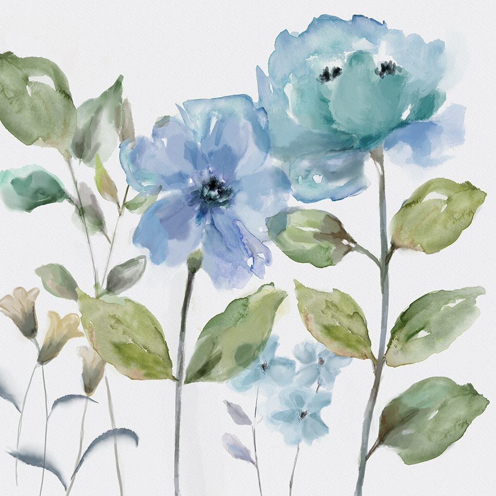 Garden Blues art print by Nan for $57.95 CAD