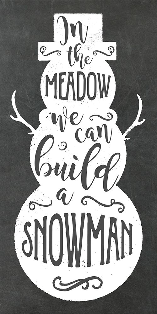 Build A Snowman art print by Amanda Murray for $57.95 CAD