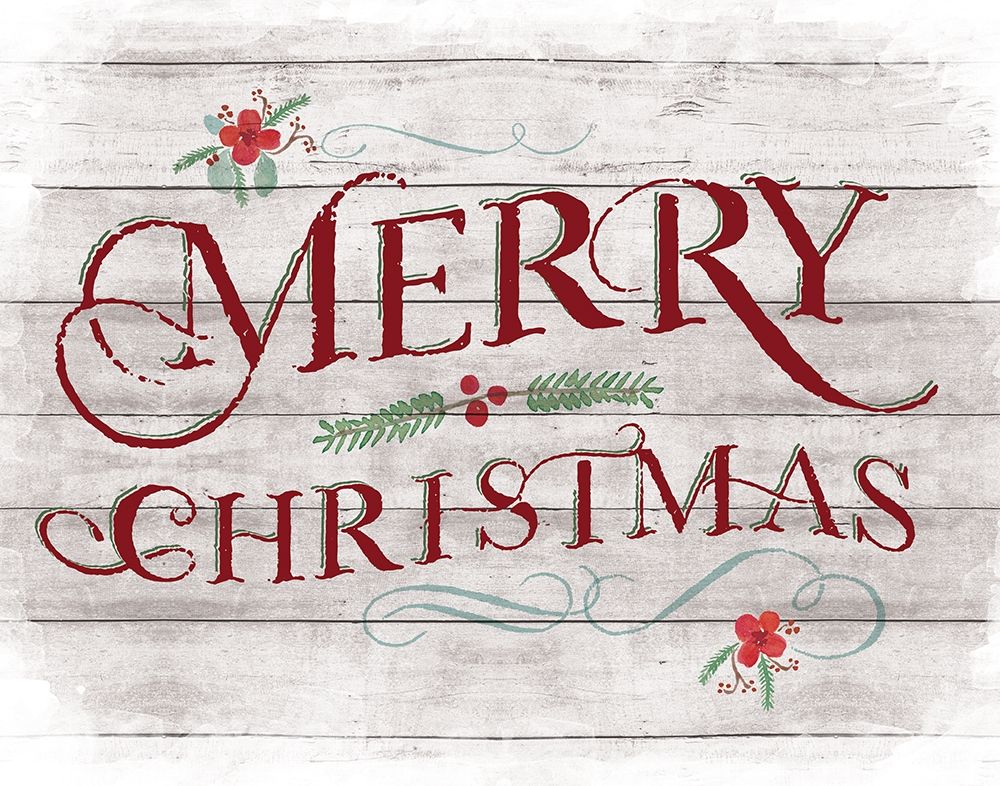Merry Christmas art print by Amanda Murray for $57.95 CAD