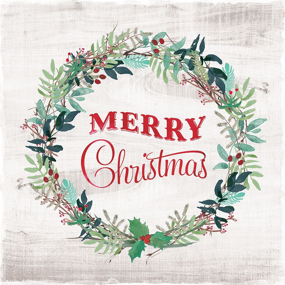 Merry Christmas art print by Amanda Murray for $57.95 CAD