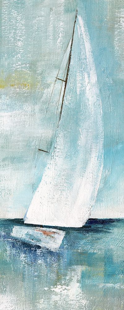 Simply Sailing I art print by Nan for $57.95 CAD