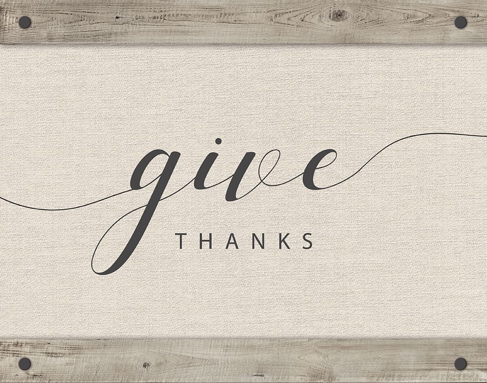 Give Thanks art print by Amanda Murray for $57.95 CAD