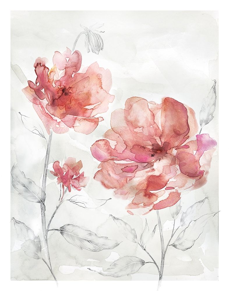 Blush Botanical I art print by Carol Robinson for $57.95 CAD