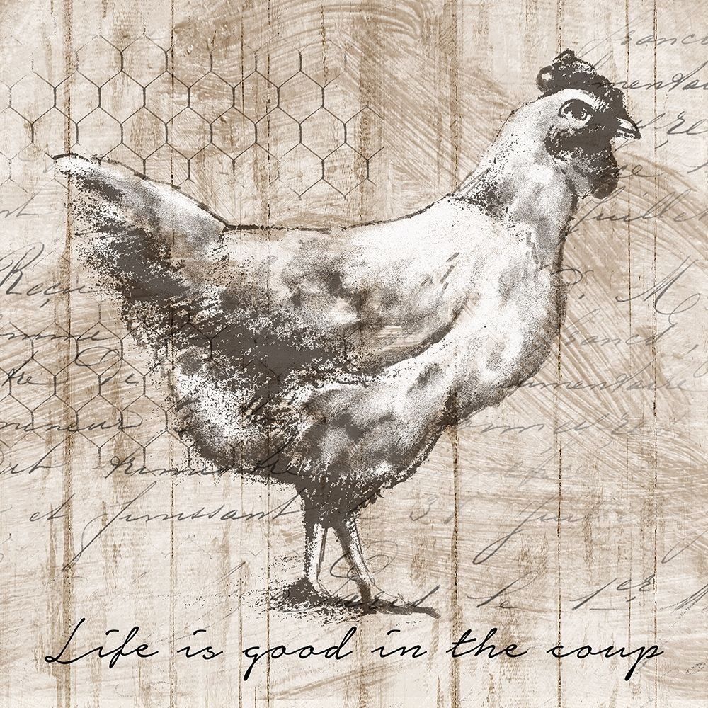 Farm Hen art print by Conrad Knutsen for $57.95 CAD