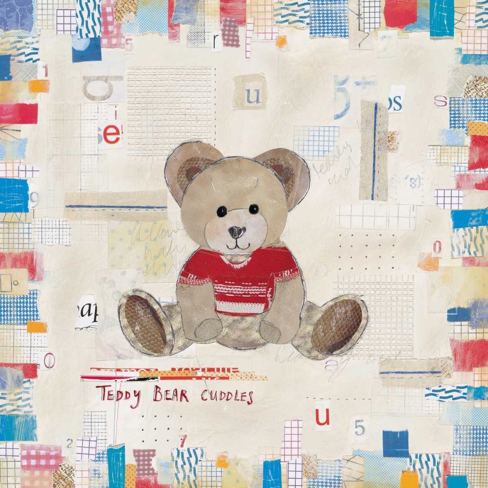 Teddy Bear Cuddles art print by Kate and Elizabeth Pope for $57.95 CAD