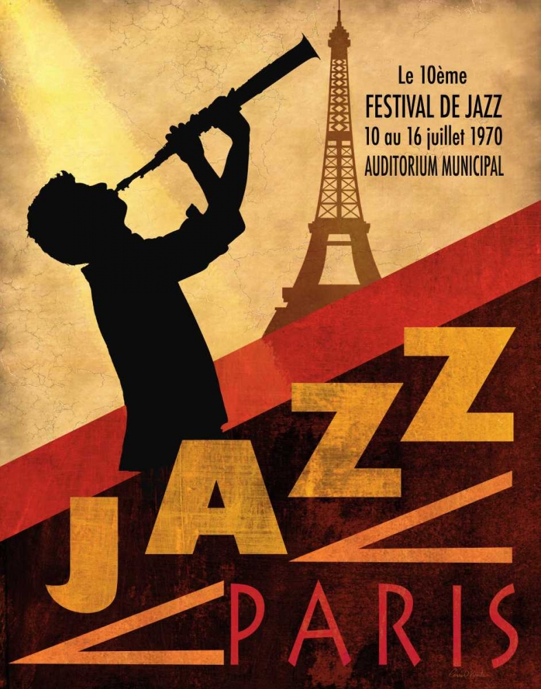 1970  Jazz in Paris art print by Conrad Knutsen for $57.95 CAD