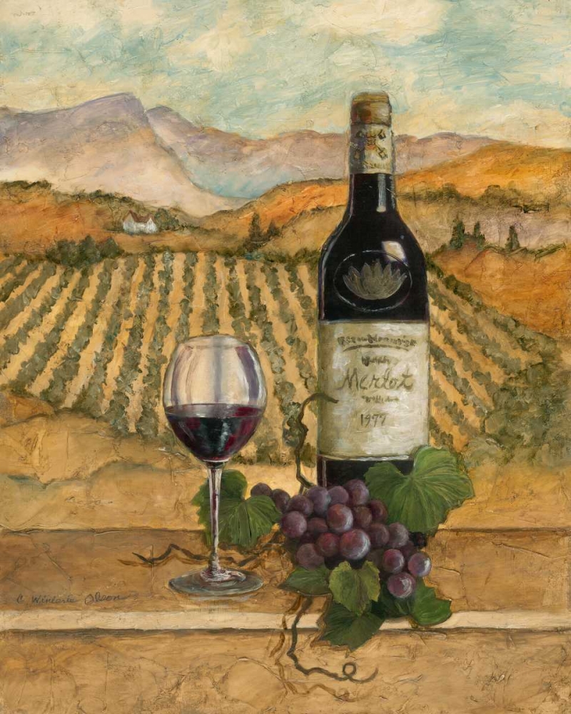Merlot art print by Charlene Olson for $57.95 CAD