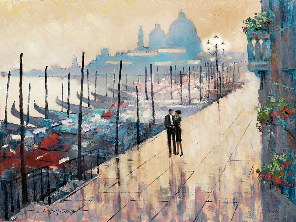 Venice Encounter art print by E. Anthony Orme for $57.95 CAD