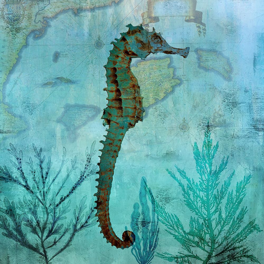 Pacific Seahorse art print by Nan for $57.95 CAD