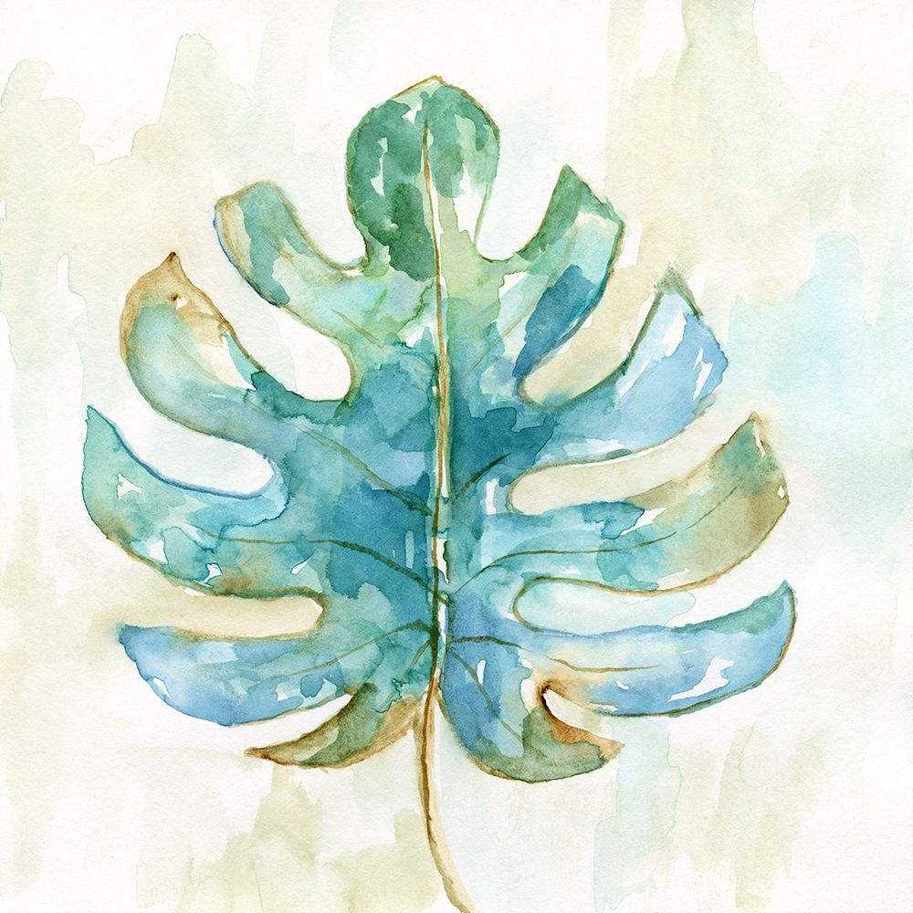Tropical Leaf II art print by Nan for $57.95 CAD