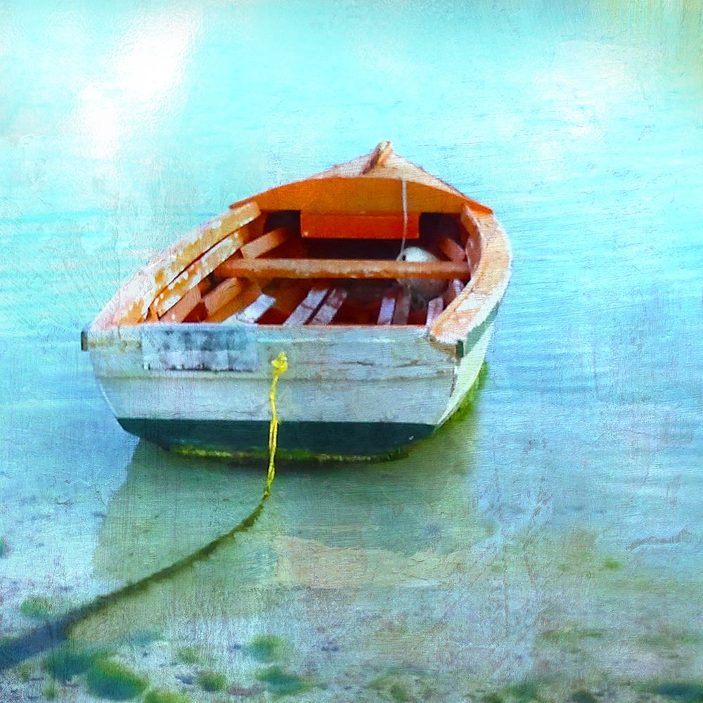 Color Tint Boat art print by Nan for $57.95 CAD