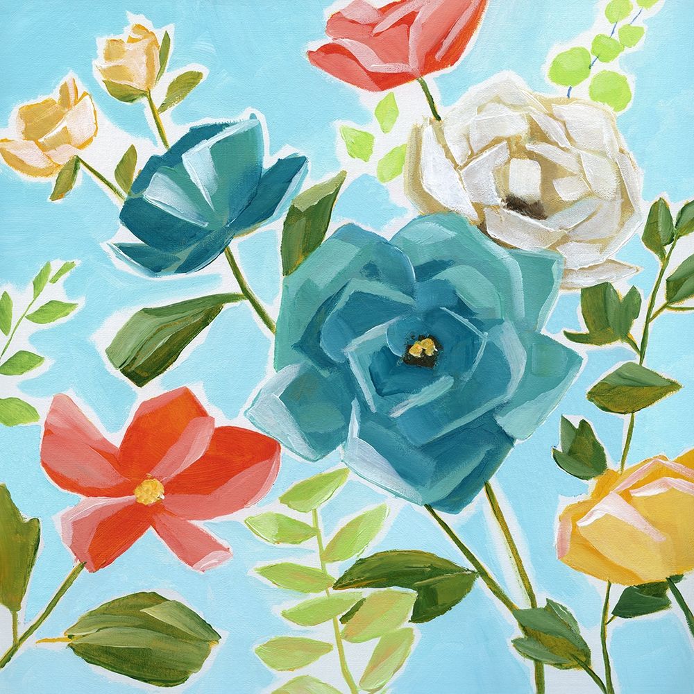Modern Garden II art print by Nan for $57.95 CAD