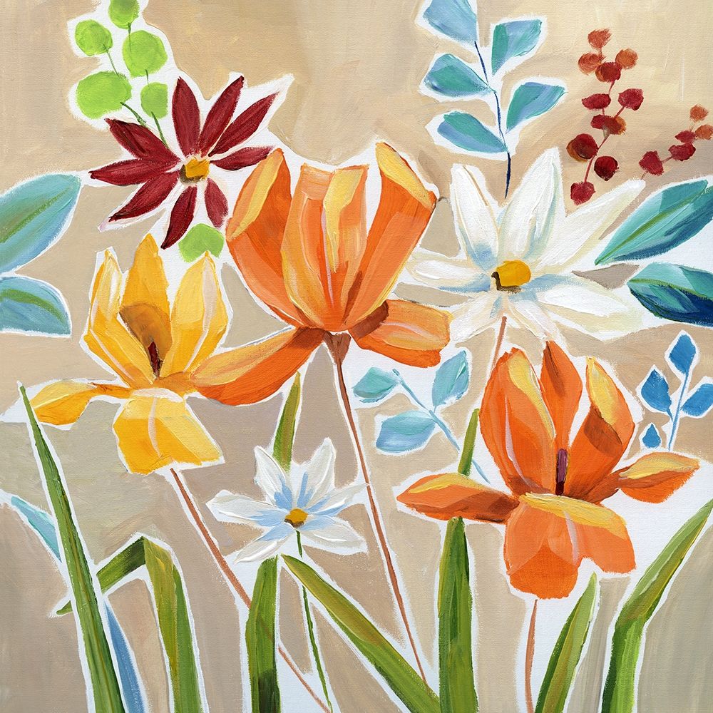 Modern Garden III art print by Nan for $57.95 CAD
