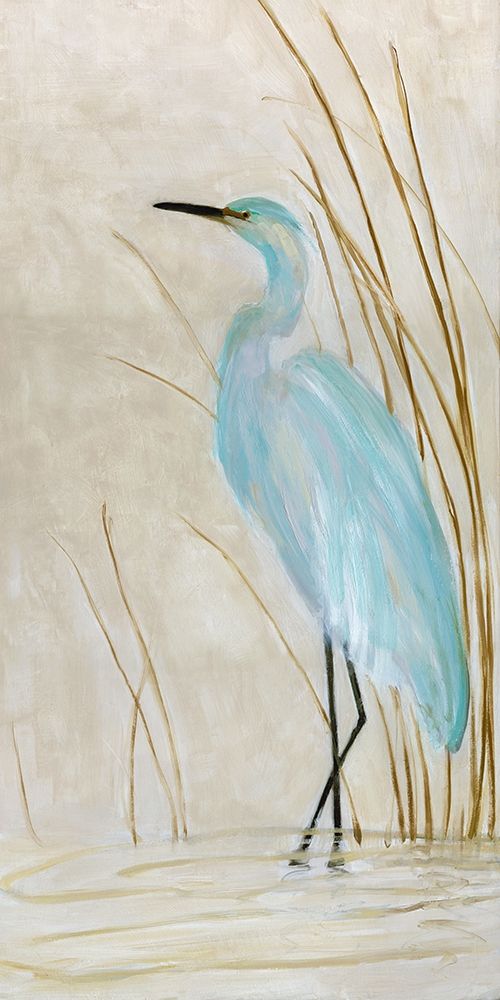Soft Egret II art print by Sally Swatland for $57.95 CAD