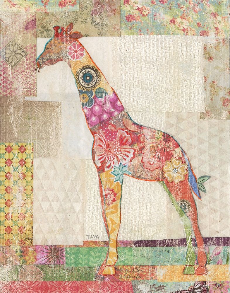 Gifaffe Montage art print by Tava Studios for $57.95 CAD