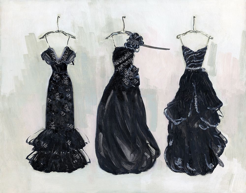 Black and Bling II art print by Sally Swatland for $57.95 CAD