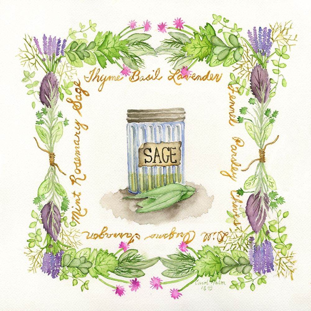 Herb Season art print by Carol Halm for $57.95 CAD