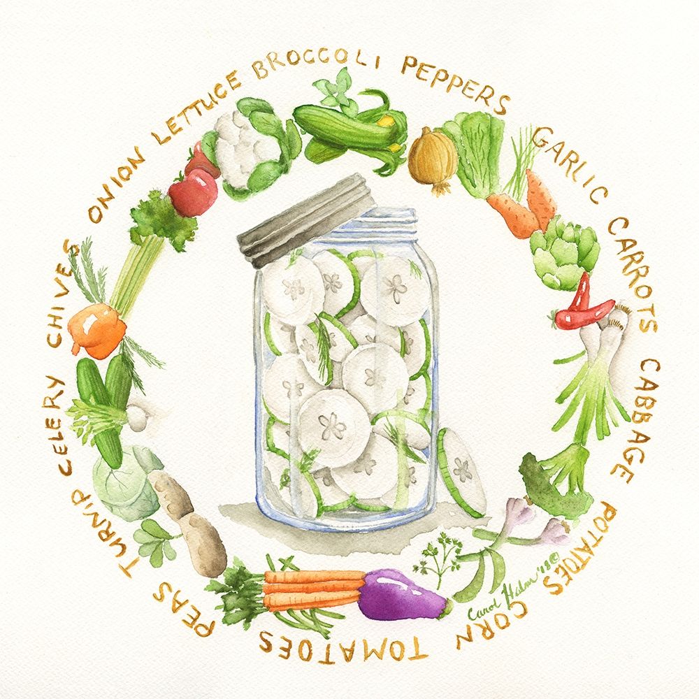 Canning Season art print by Carol Halm for $57.95 CAD