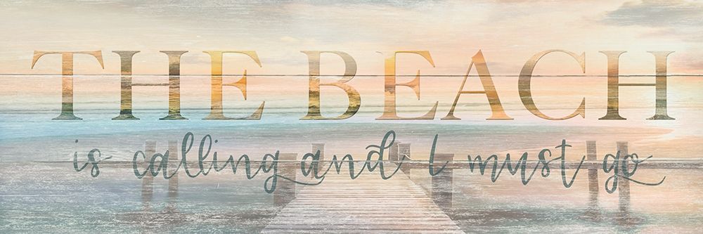 The Beach is art print by Mike Calascibetta for $57.95 CAD