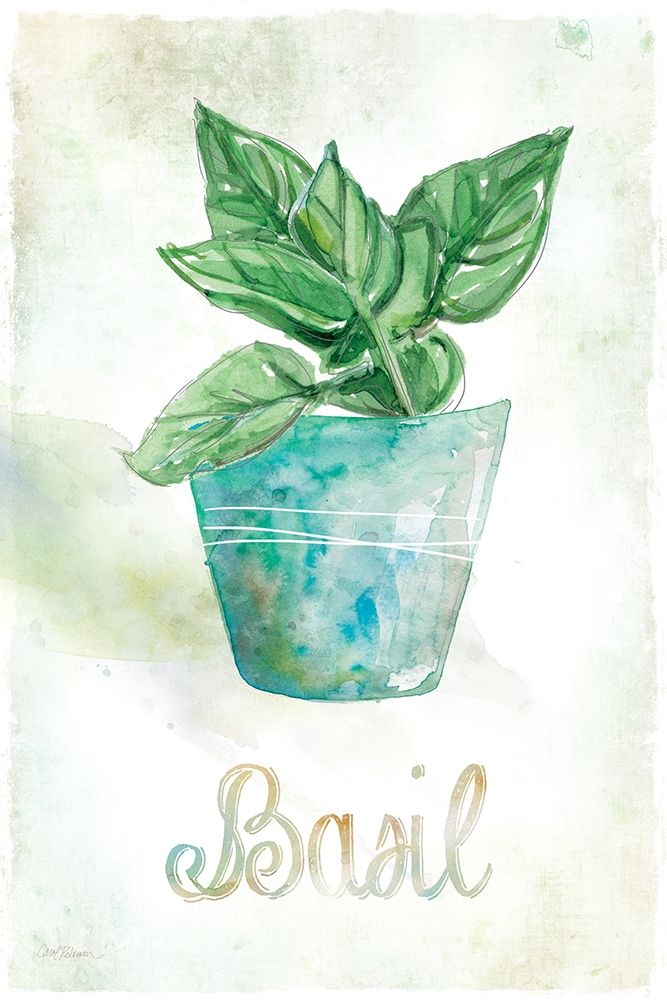 Potted Basil art print by Carol Robinson for $57.95 CAD