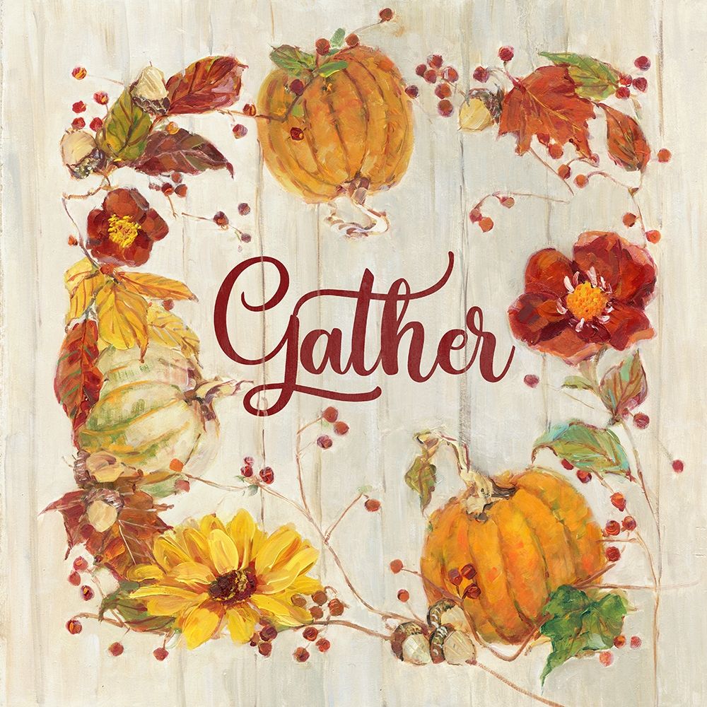 Autumn Dinner art print by Sally Swatland for $57.95 CAD