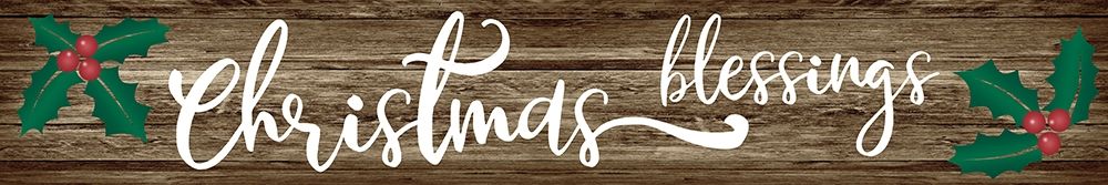 Christmas Blessings art print by CAD Designs for $57.95 CAD