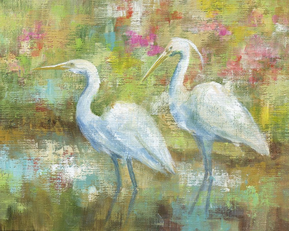 Egret Tapestry art print by Nan for $57.95 CAD