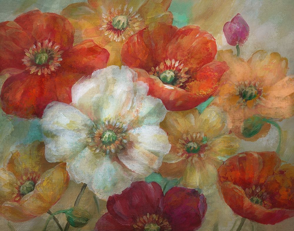 Poppycentric art print by Nan for $57.95 CAD