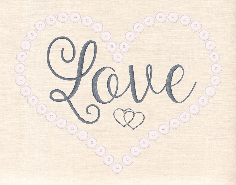 Stitched Love art print by Daniela Santiago for $57.95 CAD