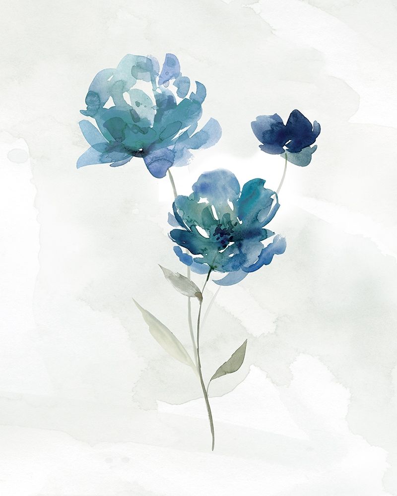 Blue Botanical I art print by Carol Robinson for $57.95 CAD