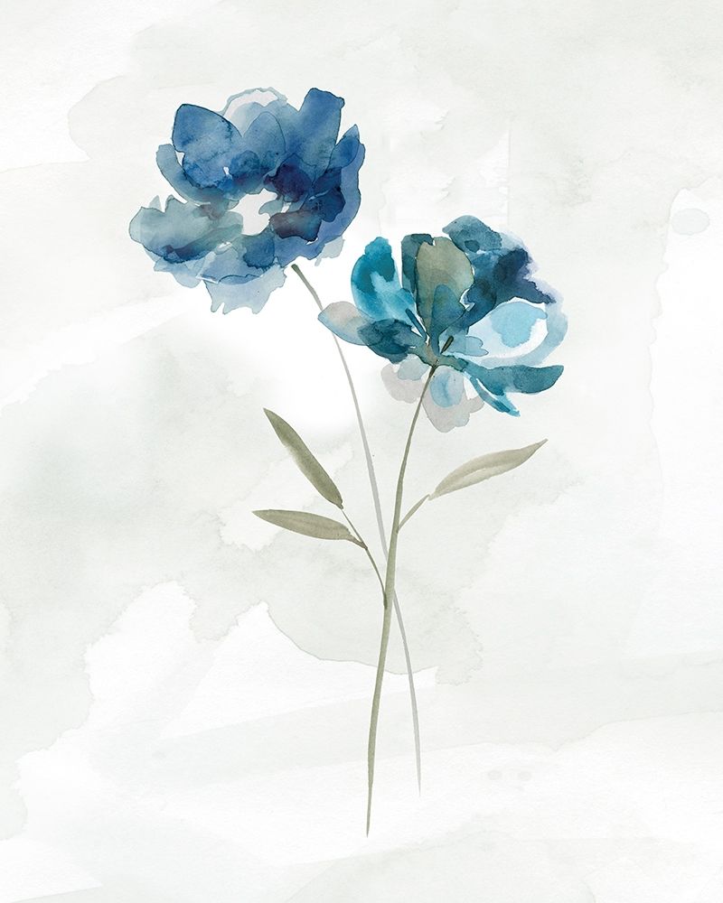 Blue Botanical II art print by Carol Robinson for $57.95 CAD