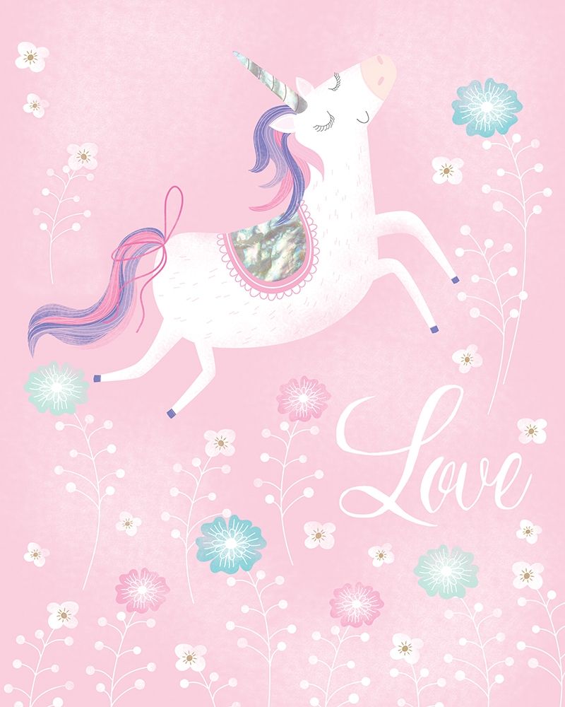 Love Unicorn art print by Sophie Hanton for $57.95 CAD