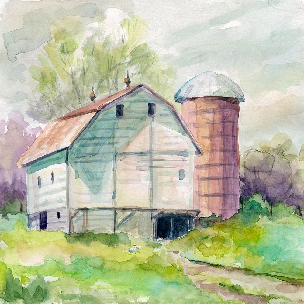 Spring Silo art print by Carol Robinson for $57.95 CAD