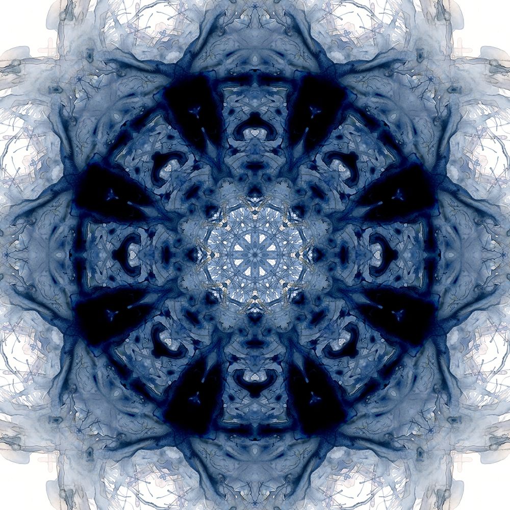 Indigo Kaleidoscope II art print by Nan for $57.95 CAD